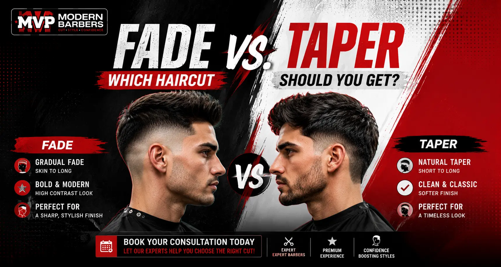 Fade vs. Taper: Which Haircut Should You Get?